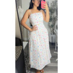 Vestido Coctail de flores